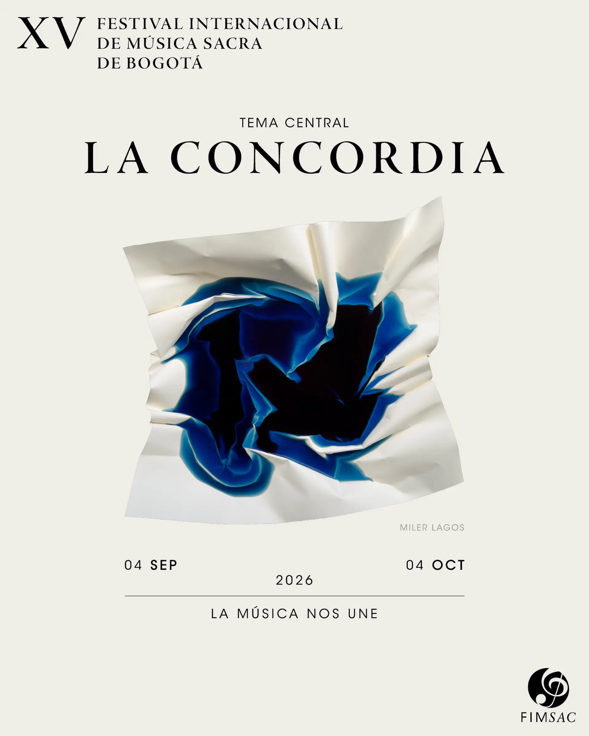 El XV festival internacional de música sacra de Bogotá presenta los conciertos con boletería para celebrar 15 años de historia